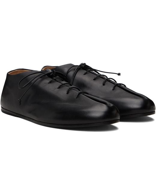 Marsèll Black Steccoblocco Leather Derbys for men