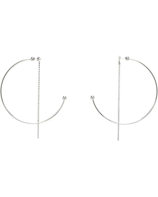 Justine Clenquet Metallic Justin Crystal Earrings