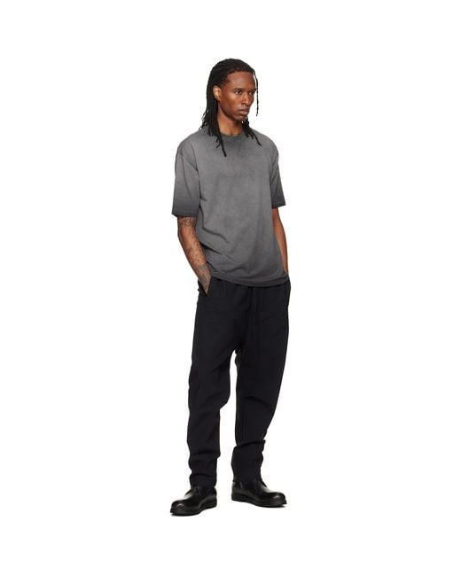 Thom Krom Black P 60 Sweatpants for men