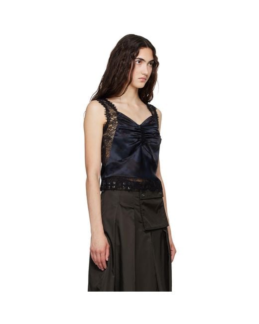 Collina Strada Black Raina Top