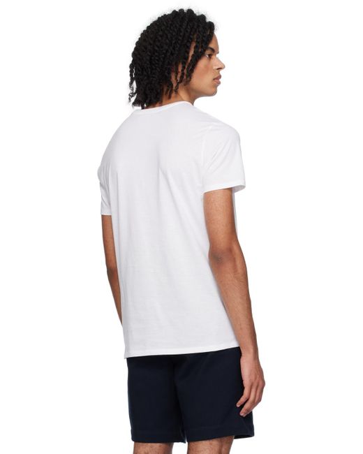 Lacoste White Crewneck T-shirt for men