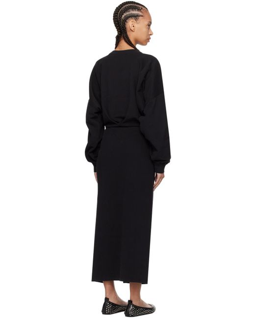 Robe longue salomon noire Isabel Marant en coloris Black
