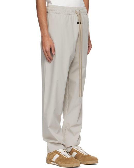 Fear Of God White Nylon Track Pants for men