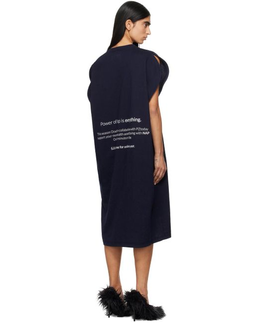Doublet Black 'Power Nap' T-Shirt