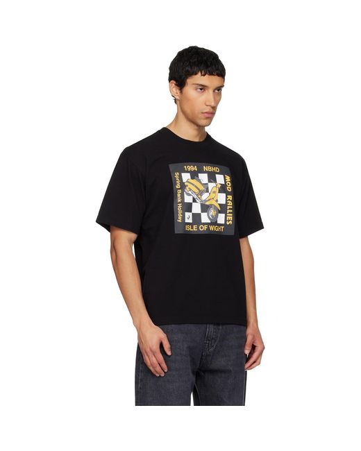 Neighborhood Black 'Tee Ss-10' T-Shirt for men