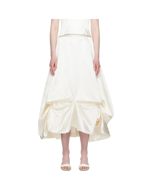 Wed Natural Ssense Bridal Capsule Lola Maxi Skirt