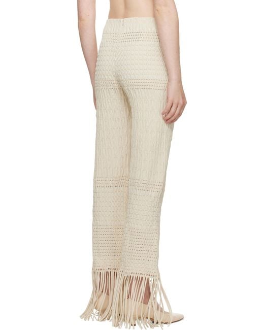 Nanushka Natural Off- Miciel Trousers