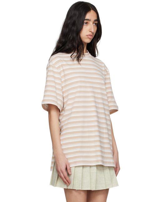 Rabanne ホワイト＆ブラック オーバーサイズ Tシャツ Multicolor