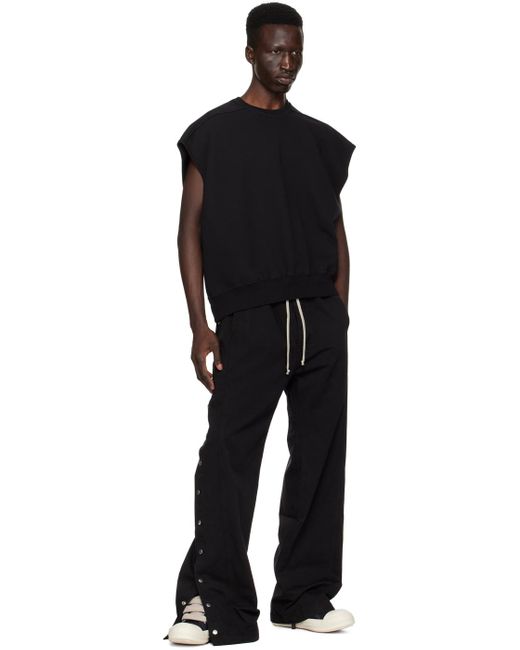 Pantalon noir à boutons-pression Rick Owens pour homme en coloris Black