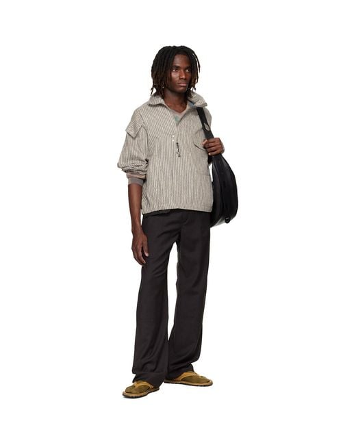 Kiko Kostadinov Black Komlo Trousers for men