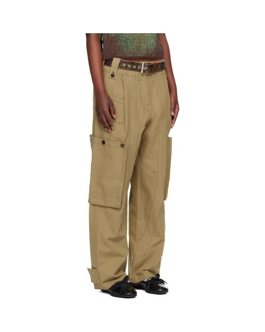 ANDERSSON BELL Natural Utility Cargo Pants