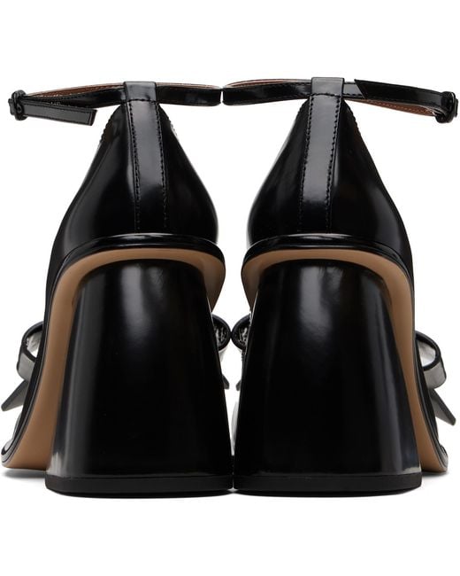 ShuShu/Tong Black Front Bow Heels