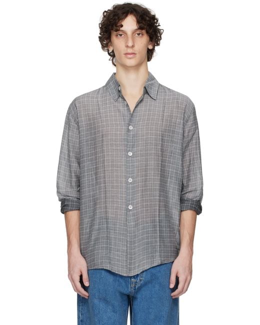 Our Legacy Gray Beyond Shirt for men