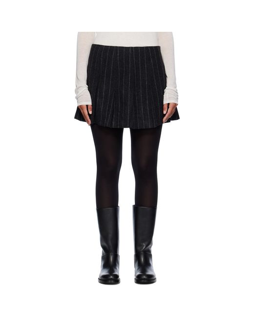 THE GARMENT Black Richard Tennis Miniskirt