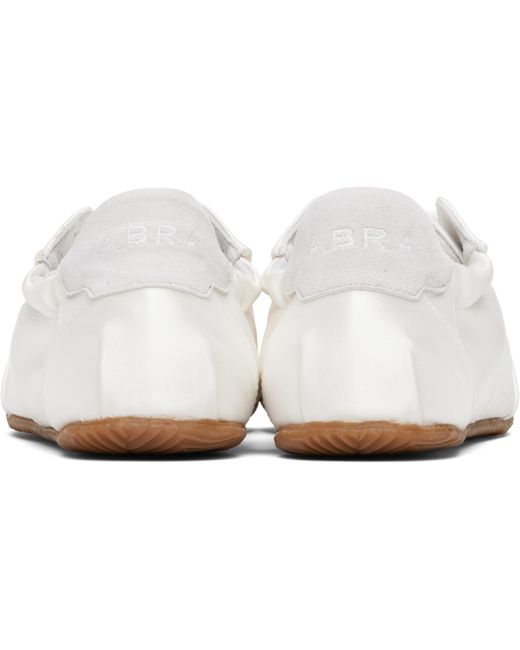 Baskets De Style Ballerine Blanches Abra en coloris Black