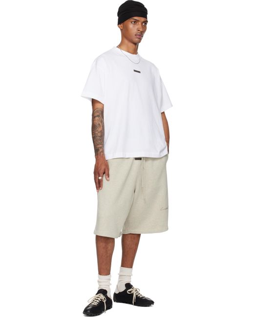 Fear Of God White Vintage Fit T-Shirt for men