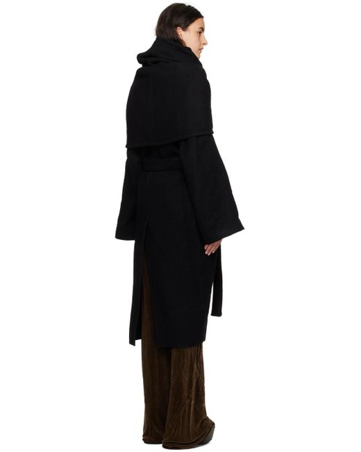 Rick Owens Black dagger Coat