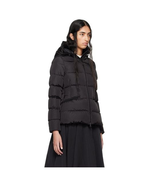Moncler Black Avoce Short Down Jacket