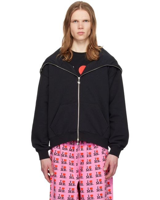 Ashley Williams Black Butterfly Hoodie for men