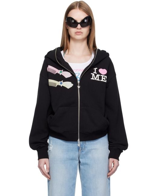 Ashley Williams Black Butterfly Hoodie