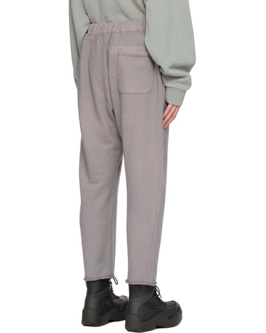 White Mountaineering Gray Mountaineering®︎ Garment Dye Lounge Pants for men