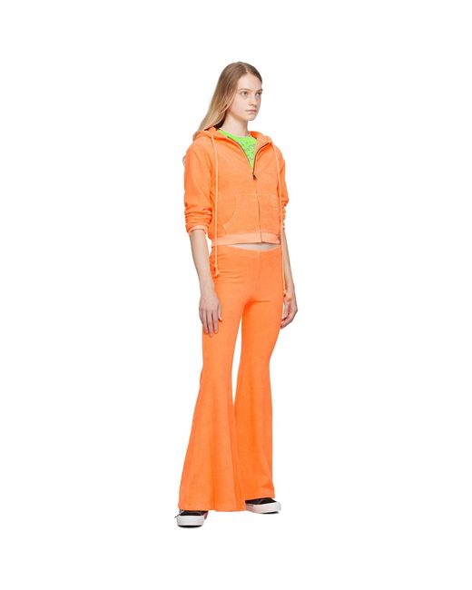 ERL Orange Elasticized Lounge Pants