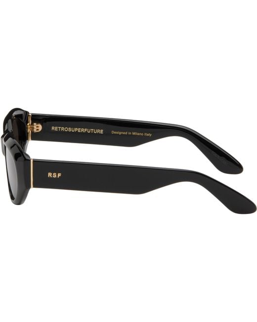 Retrosuperfuture Black Cinema Sunglasses for men