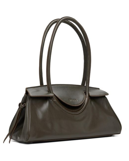 Staud Black Taupe Maude Shoulder Bag