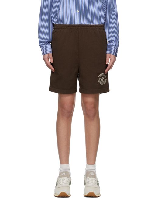 Short De Sport 'Riding Club' Brun Sporty & Rich en coloris Black