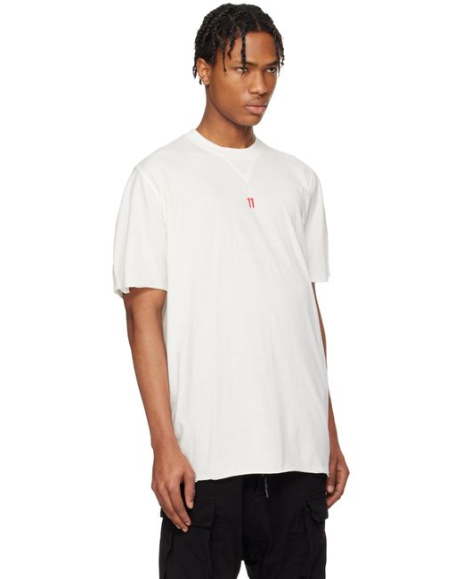Boris Bidjan Saberi 11 White Off- Ts9 T-Shirt for men