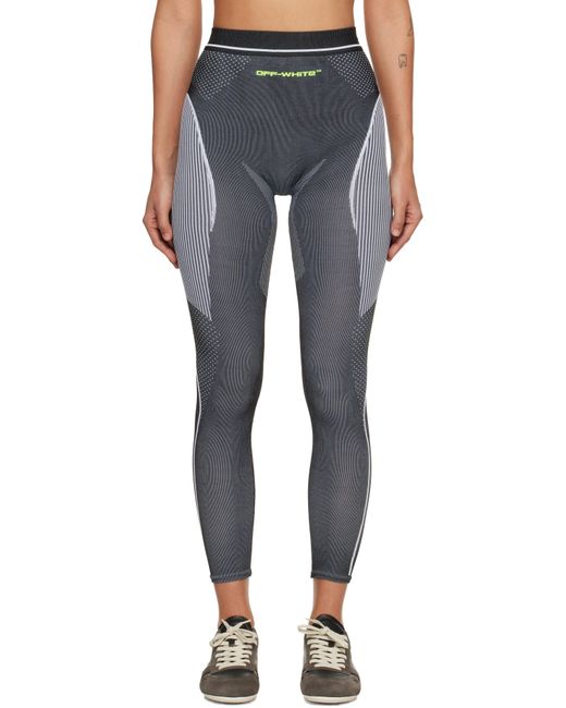 off white nike leggings blue