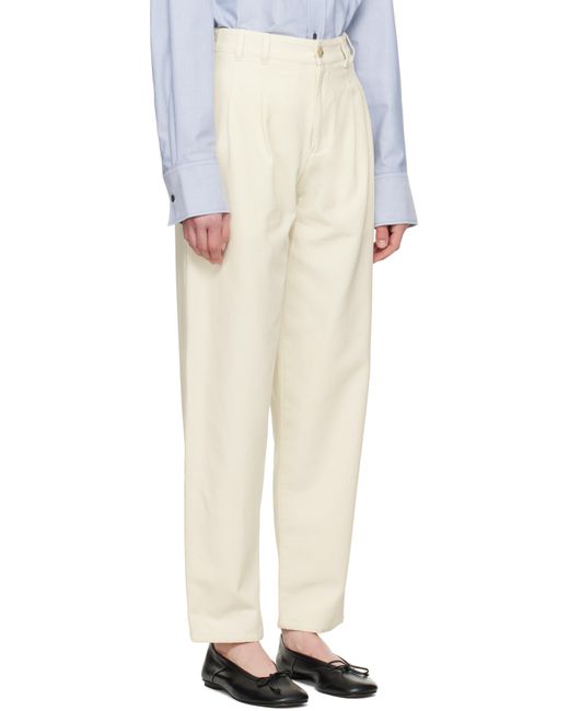 A.P.C. オフホワイト Willow トラウザーズ White