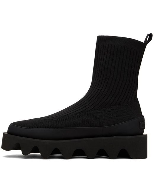 Issey Miyake Black United Nude Edition Bounce Fit Boots