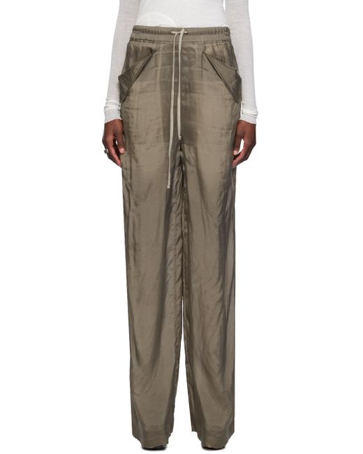 Pantalon de détente gris - lido Rick Owens en coloris Black