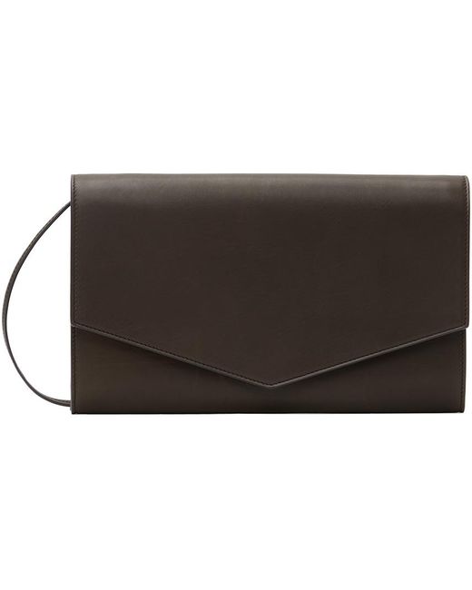 The Row Black Brown Large Envelope Bag