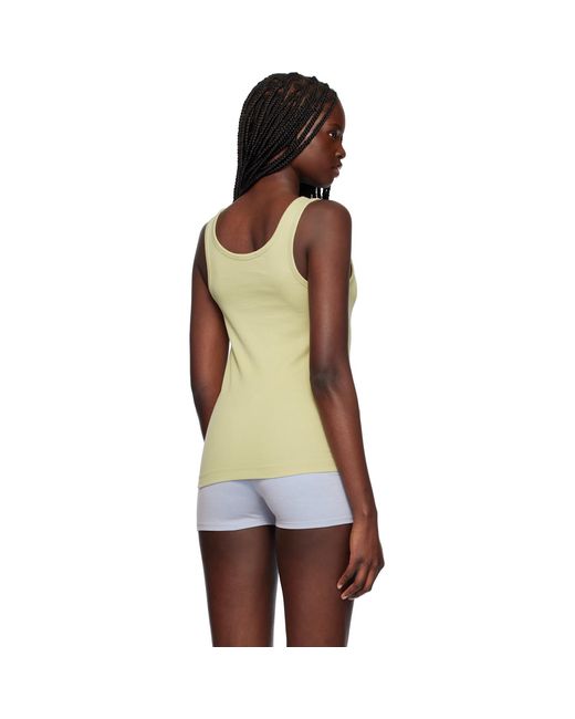 CDLP Multicolor Khaki Rib Tank Top