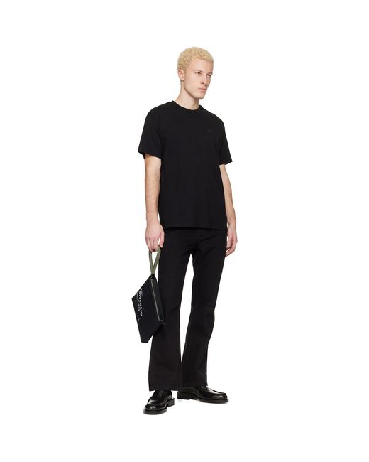 Givenchy Black Tote' Canvas Pouch for men