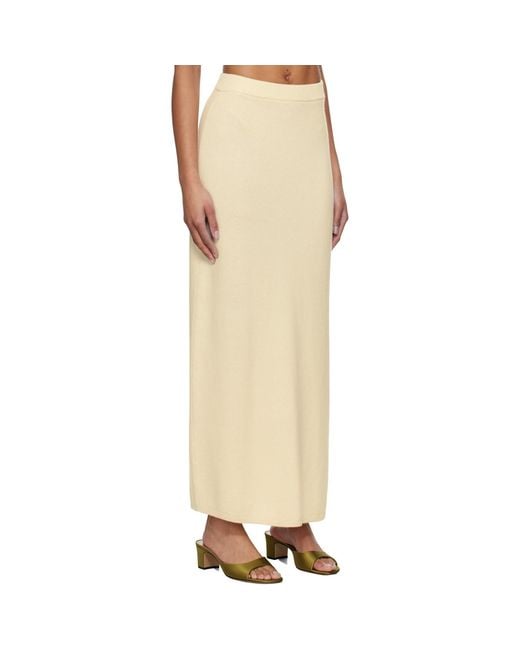 TOVE Natural Off- Nellie Maxi Skirt