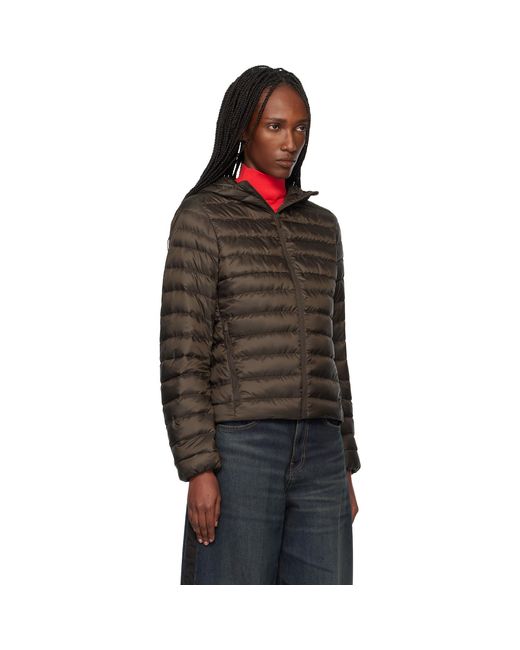 Canada Goose Black Aethera Hoodie Down Jacket