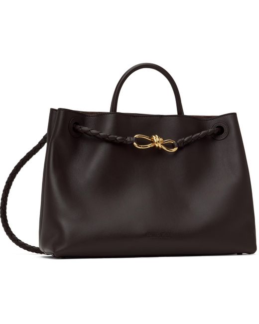 メンズ Bottega Veneta ブラウン Andiamo バッグ Black
