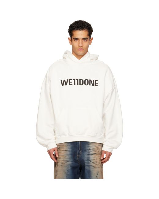 we11done White Hoodie for men