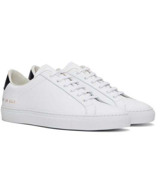 Common Projects Black Retro Classic Sneakers for men