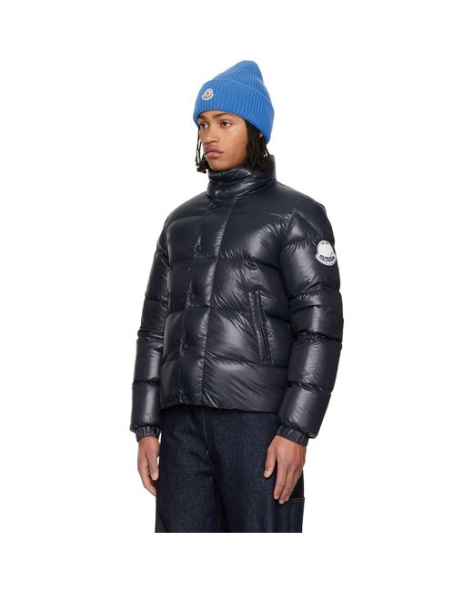 Moncler Blue Tripiti Short Down Jacket for men