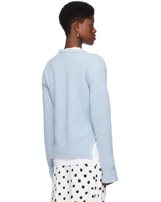 Marni Blue Mouliné Sweater