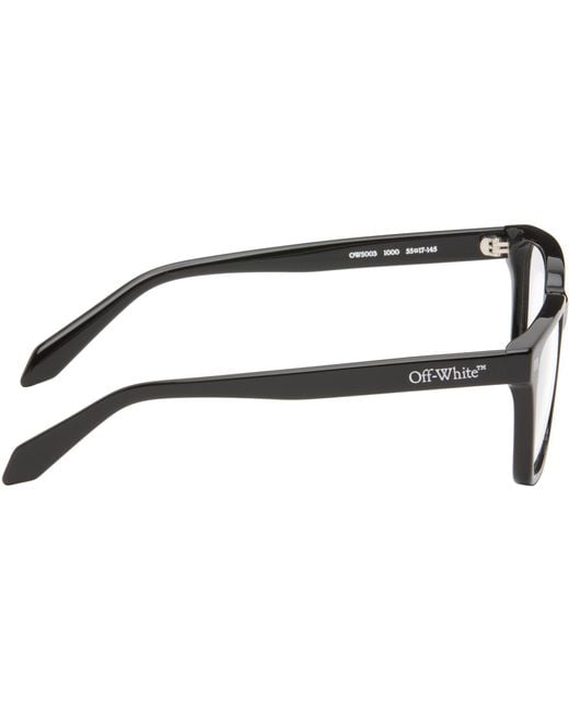 Off-White c/o Virgil Abloh Black Style 8I Glasses for men