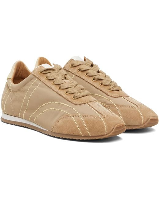 Totême Natural Taupe Flex Sneakers
