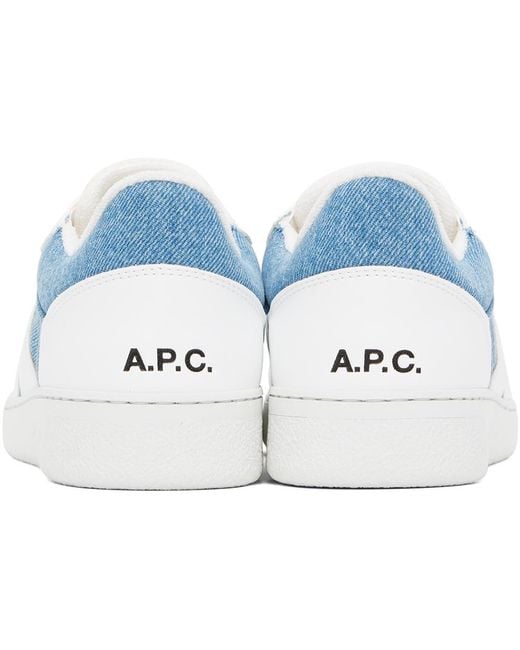 A.P.C. Black Plain Sneakers for men