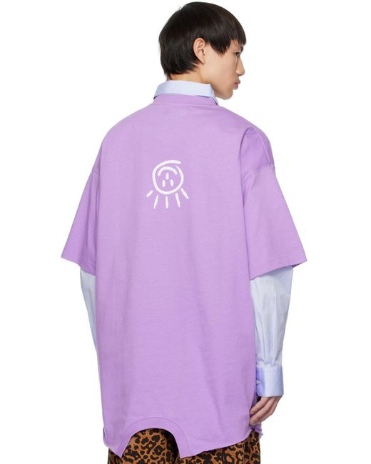 Vetements Purple 'we Are Boy We Are Girl' T-shirt for men
