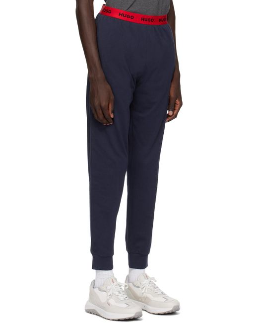 HUGO Blue Two-pocket Pyjama Pants for men