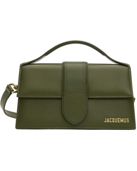Jacquemus Khaki 'le Grand Bambino' Bag in Green | Lyst
